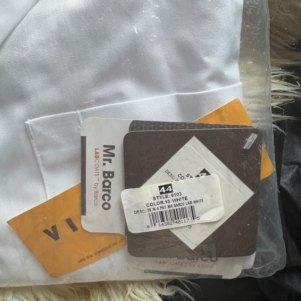 Barco Uniforms Men's White Professional Coat - Picture 4 of 7